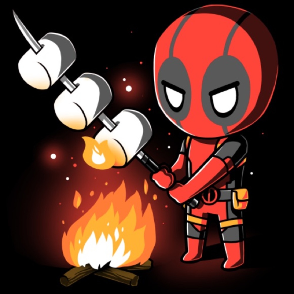Deadpool Marshmallow DIY 5D Full Round Drill Diamond Painting